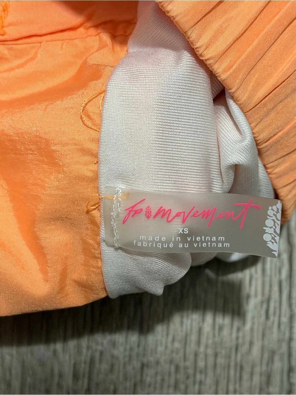 FP Movement by free people High-Waist Orange Women's Shorts - Picture 7 of 7